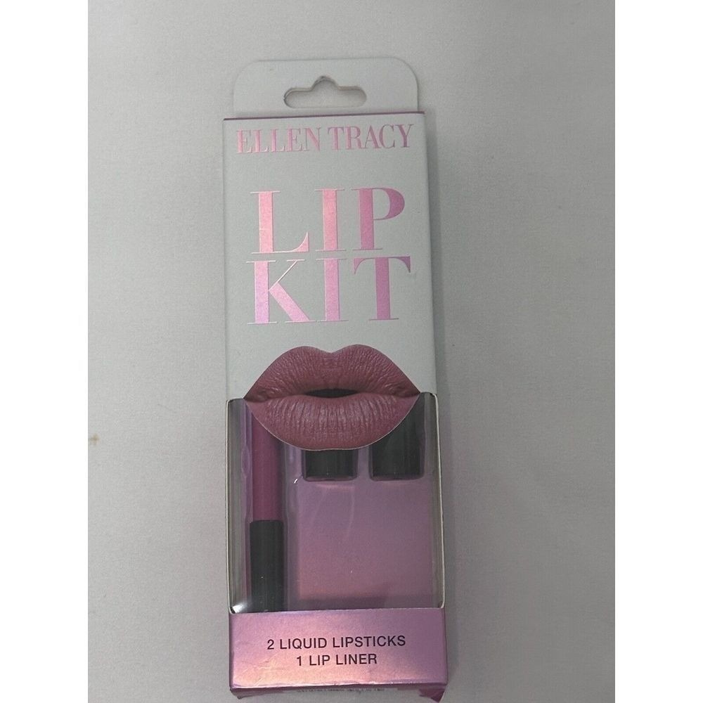 Ellen Tracy Lip Kit Set‎ Pink Shades Makeup Gift Set